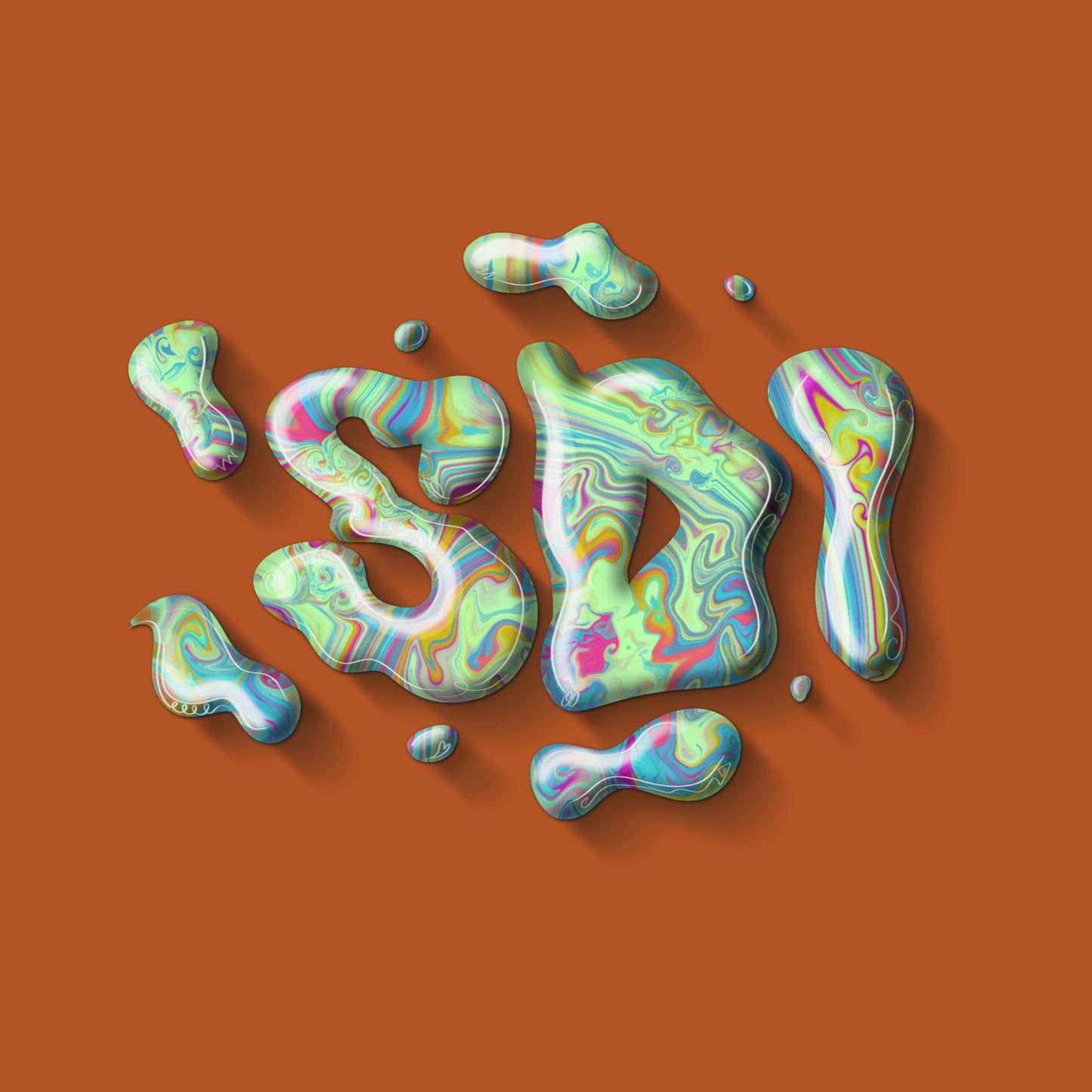 "SD Paint spill" hoodie (PRE-ORDER)