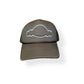 "cloud" trucker hat